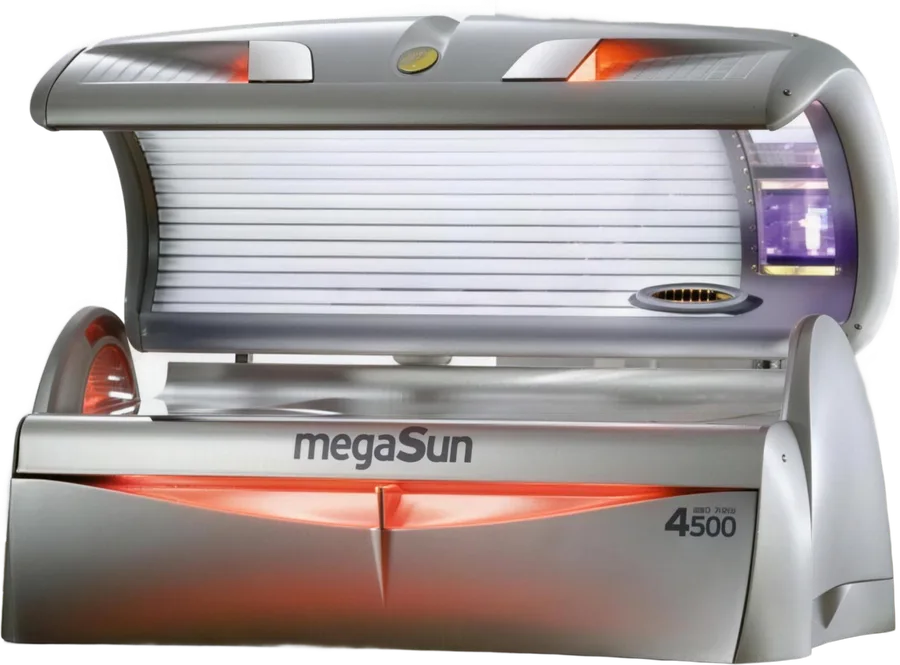 megaSun 4500 super power: das Gerät in Kabine 1