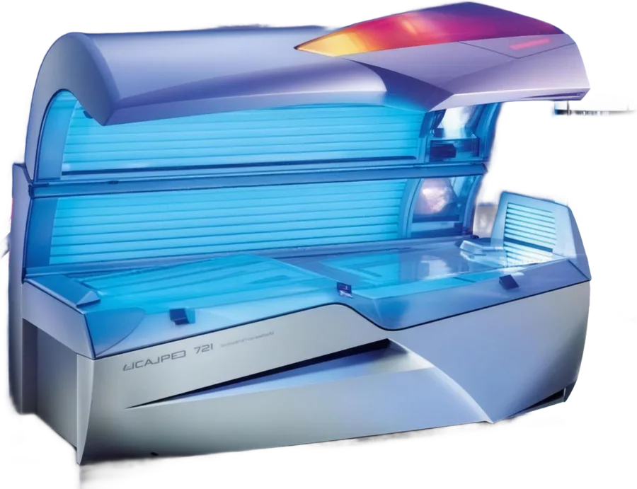 Ergoline 700 Excellence: das Gerät in Kabine 4